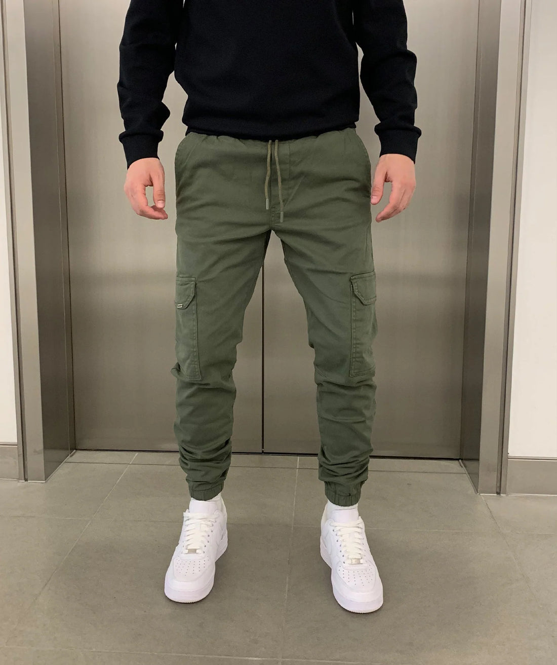 Francesco | Luxe Slim-Fit Cargo Broek