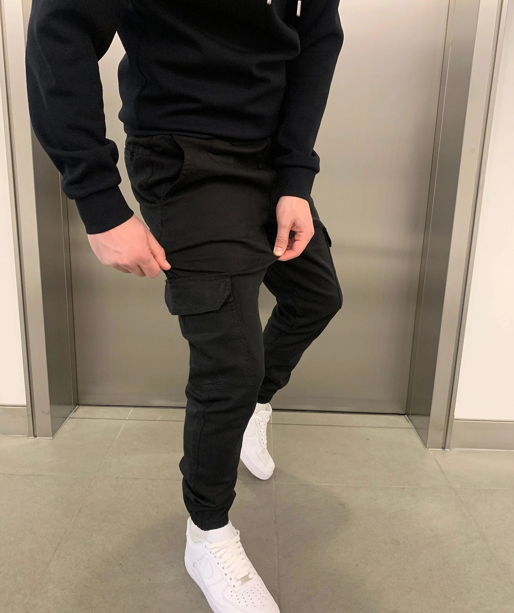 Francesco | Luxe Slim-Fit Cargo Broek