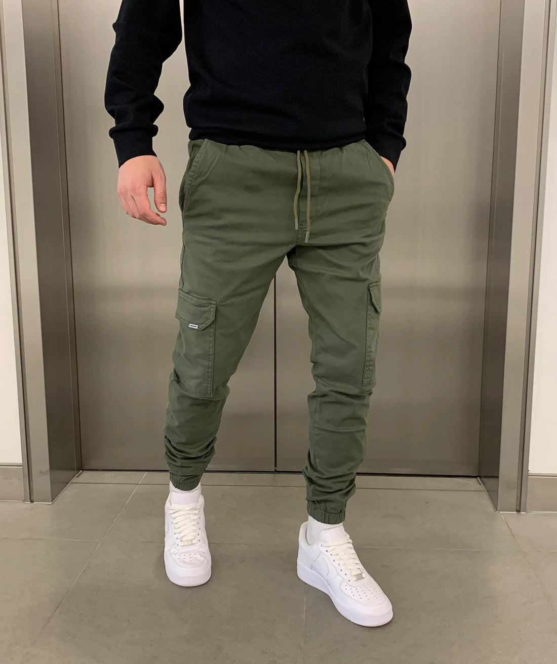 Francesco | Luxe Slim-Fit Cargo Broek