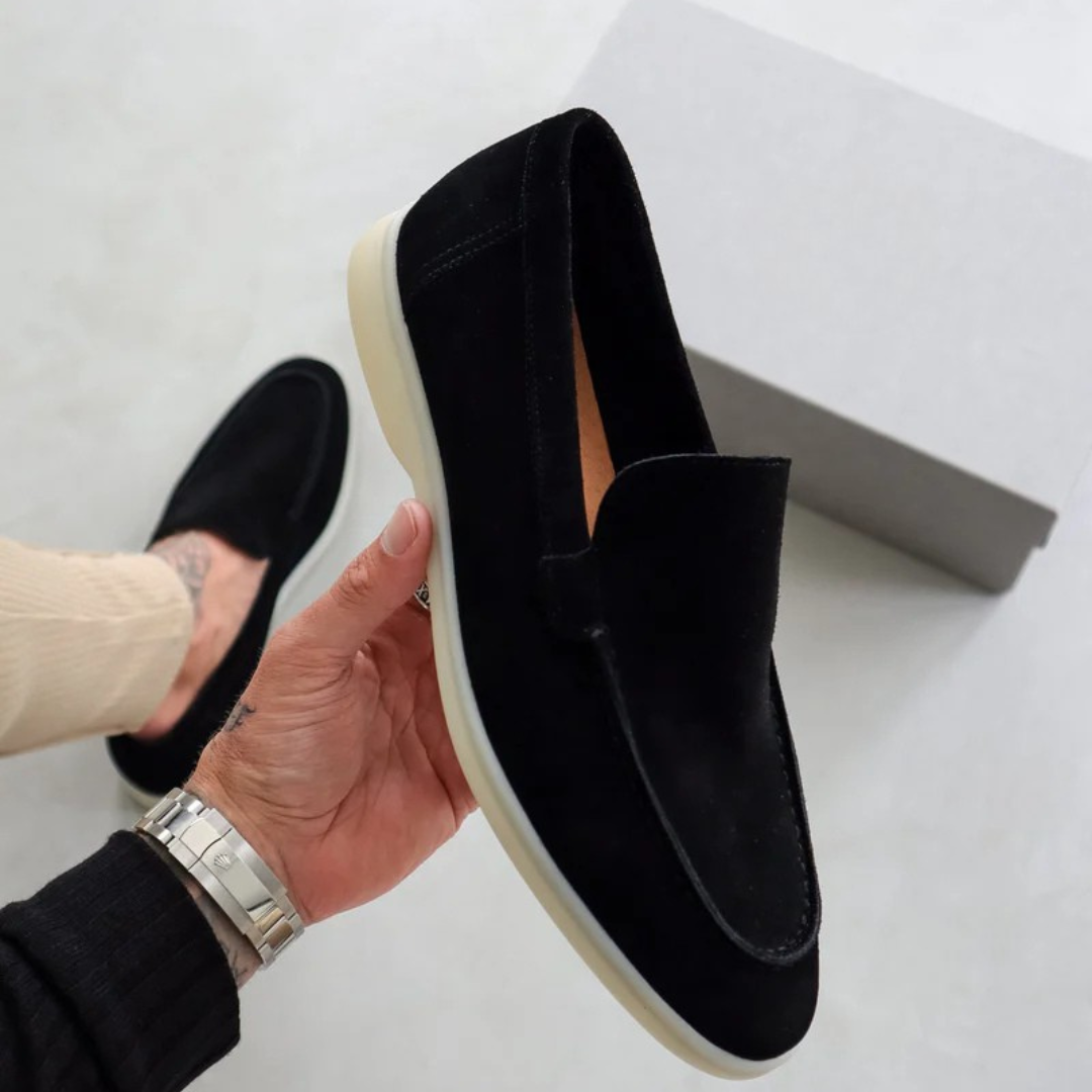 Capri Nero™ | Italian Classic Loafers